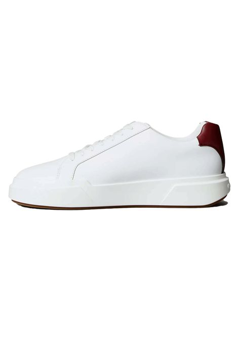 Scarpe Tommy Hilfiger Chunky Cupsole LaceUp LTH Bianco Bordeaux Uomo CALVIN KLEIN | Sneakers | YM0YM01344-0K7